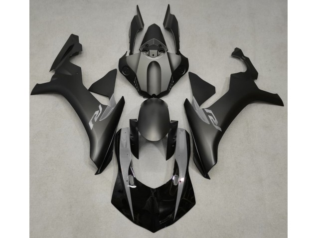 Matte Black & Grey 2015-2019 Yamaha R1 Motorcycle Fairing