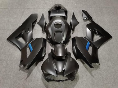 Matte Black & Light Blue 2013-2023 Honda CBR600RR Motorcycle Fairing