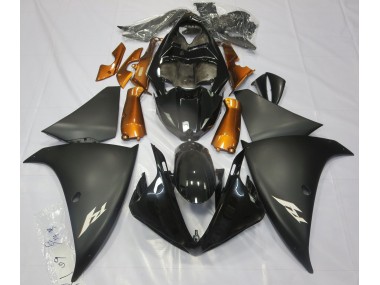 Matte Black & Orange 2009-2011 Yamaha R1 Motorcycle Fairing