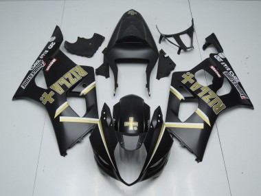 Matte Black Rizla 2003-2004 Suzuki GSXR 1000 Motorcycle Fairing