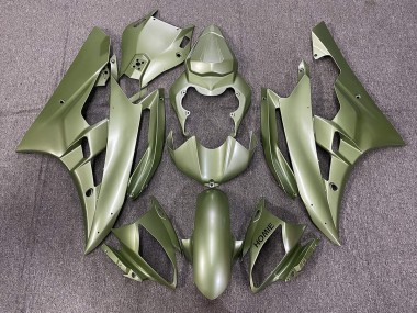 Matte Green 2006-2007 Yamaha R6 Motorcycle Fairing