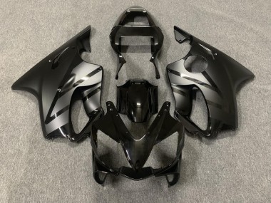 Matte and Gloss Black 2001-2003 Honda CBR600 F4i Motorcycle Fairing