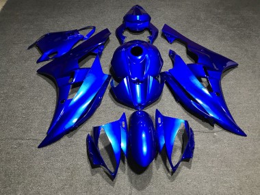 Metallic Blue Plain 2006-2007 Yamaha R6 Motorcycle Fairing