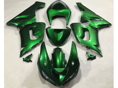 Metallic Green 2005-2006 Kawasaki ZX6R Motorcycle Fairing