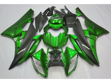 Metallic Green & Black 2006-2007 Yamaha R6 Motorcycle Fairing