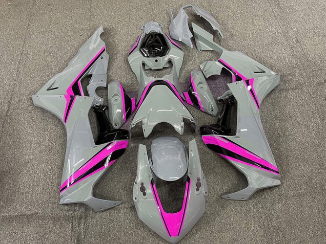 Nardo with Pink Stripes 2017-2023 Honda CBR1000RR Motorcycle Fairing