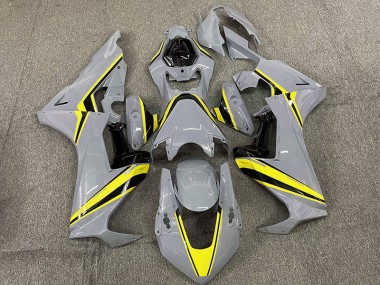 Nardo with Yellow Stripes 2017-2023 Honda CBR1000RR Motorcycle Fairing