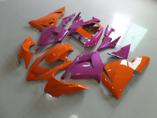 Orange Pink 2004-2005 Kawasaki ZX10R Motorcycle Fairing