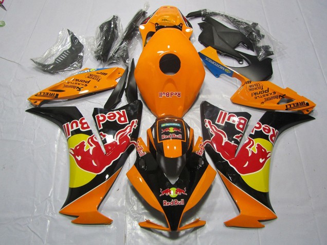 Orange Red Bull 2012-2016 Honda CBR1000RR Motorcycle Fairing