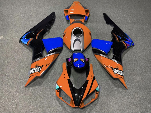 Orange Shark 2006-2007 Honda CBR1000RR Motorcycle Fairing