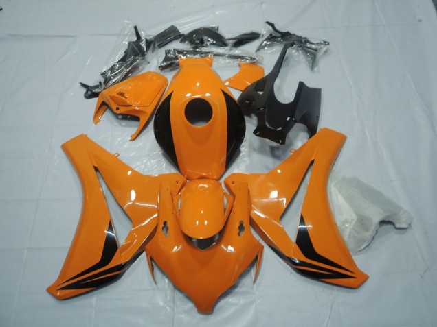 Orange and Black 2008-2011 Honda CBR1000RR Motorcycle Fairing