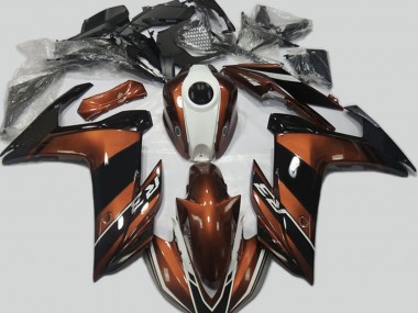 Orange and Gloss Black 2015-2018 Yamaha R3 Motorcycle Fairing