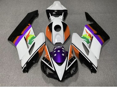 Orange and Purple Flag 2004-2005 Honda CBR1000RR Motorcycle Fairing