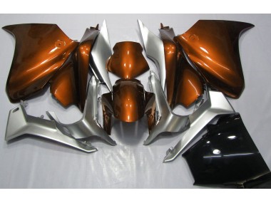 Orange and Silver 2010-2013 Honda VFR1200 Motorcycle Fairing