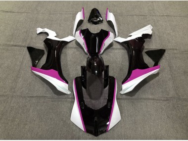 Pink Black and White 2015-2019 Yamaha R1 Motorcycle Fairing