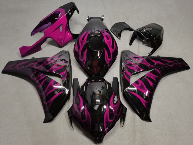 Pink Flame 2008-2011 Honda CBR1000RR Motorcycle Fairing