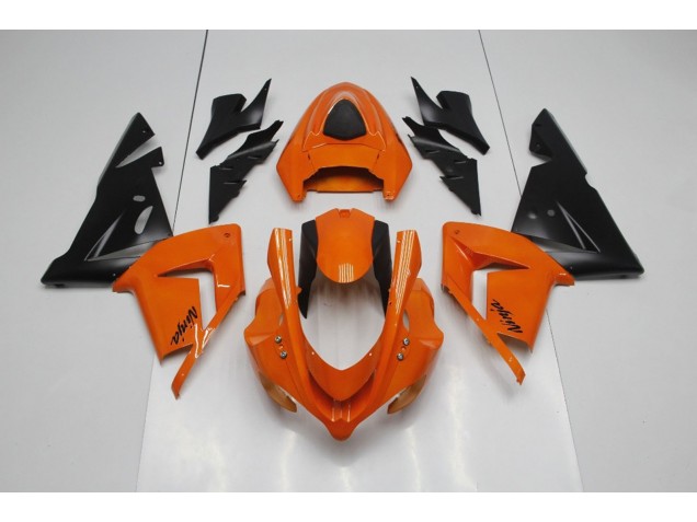 Plain Orange Ninja 2004-2005 Kawasaki ZX10R Motorcycle Fairing