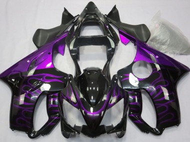 Purple Flame 2001-2003 Honda CBR600 F4i Motorcycle Fairing