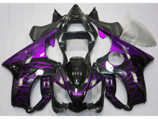 Purple Flame 2001-2003 Honda CBR600 F4i Motorcycle Fairing