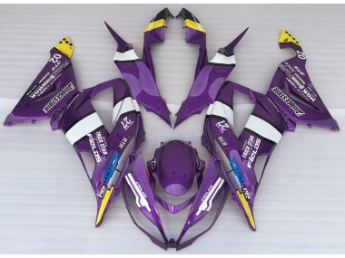 Purple Logo Style 2013-2018 Kawasaki ZX6R Motorcycle Fairing