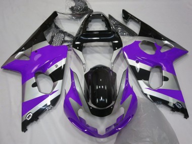 Purple Silver OEM Style 2000-2002 Suzuki GSXR 1000 Motorcycle Fairing