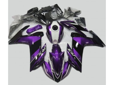 Purple and Gloss Black 2015-2018 Yamaha R3 Motorcycle Fairing