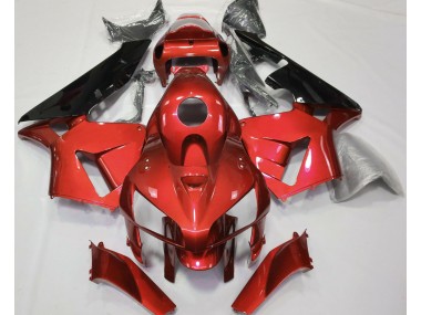 Red CBR Style 2005-2006 Honda CBR600RR Motorcycle Fairing