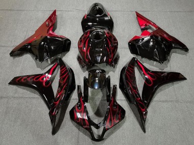 Red Flame 2009-2012 Honda CBR600RR Motorcycle Fairing