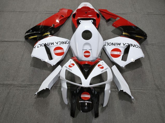 Red KM 2005-2006 Honda CBR600RR Motorcycle Fairing