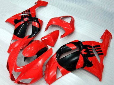 Red Skull 2007-2008 Kawasaki ZX6R Motorcycle Fairing