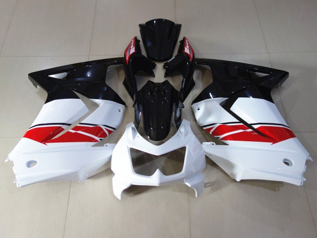 Red black and White 2008-2012 Kawasaki Ninja 250 Motorcycle Fairing