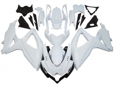 Shining Gloss White 2008-2010 Suzuki GSXR 600-750 Motorcycle Fairing