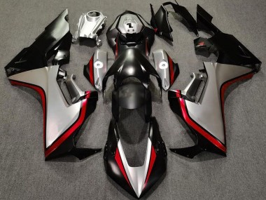 Silver and Black & Red 2017-2023 Honda CBR1000RR Motorcycle Fairing