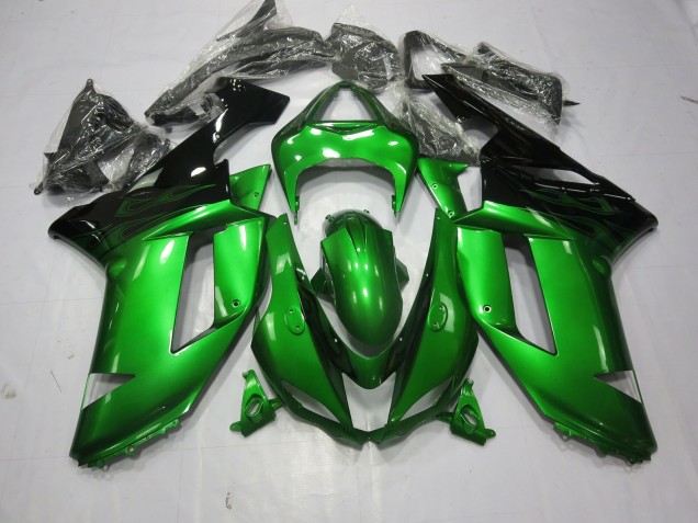 Special Green 2007-2008 Kawasaki ZX6R Motorcycle Fairing