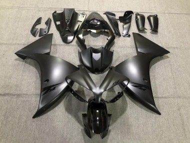 Total Black 2012-2014 Yamaha R1 Motorcycle Fairing