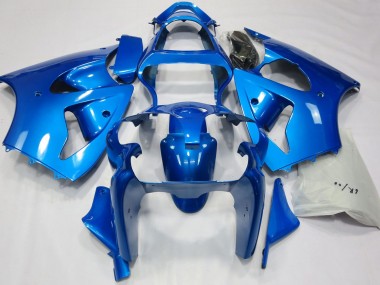 Vibrant Blue 2000-2002 Kawasaki ZX6R Motorcycle Fairing