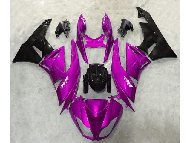 Vibrant Pink Gloss 2009-2012 Kawasaki ZX6R Motorcycle Fairing