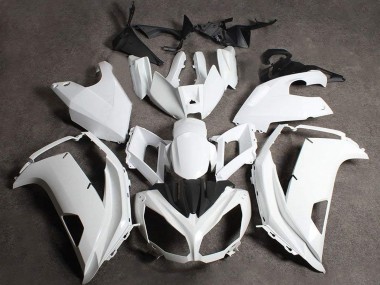 White 2012-2016 Kawasaki Ninja 650R Motorcycle Fairing