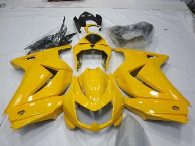 Yellow 2008-2012 Kawasaki Ninja 250 Motorcycle Fairing