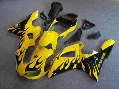 Yellow Flame 1998-1999 Yamaha R1 Motorcycle Fairing