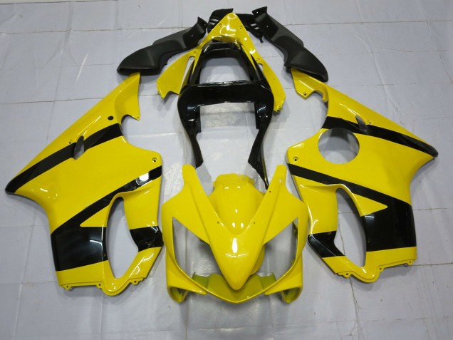 Yellow and Black 2001-2003 Honda CBR600 F4i Motorcycle Fairing